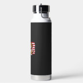 Amerikaanse Vlag Hond Patriottische Vector Waterfles (Links)