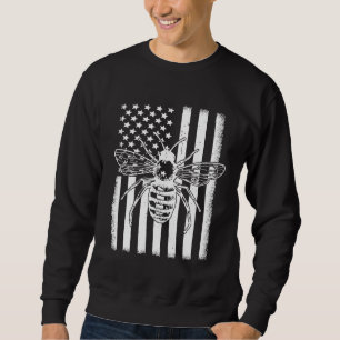 Amerikaanse vlag Honingraat imker imker Trui