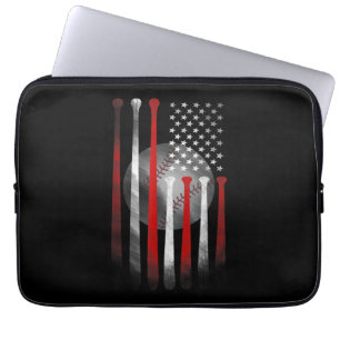Amerikaanse vlag  honkbal laptop sleeve