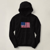 Amerikaanse vlag hoodie (Design voorkant)