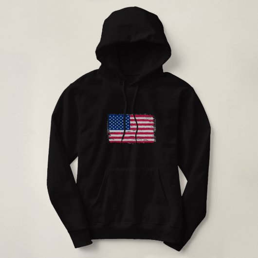 Amerikaanse vlag hoodie (Design voorkant)
