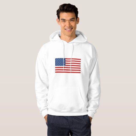 Amerikaanse vlag hoodie (Voorkant volledig)