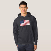 Amerikaanse vlag hoodie (Voorkant volledig)