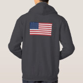 Amerikaanse vlag hoodie (Achterkant)