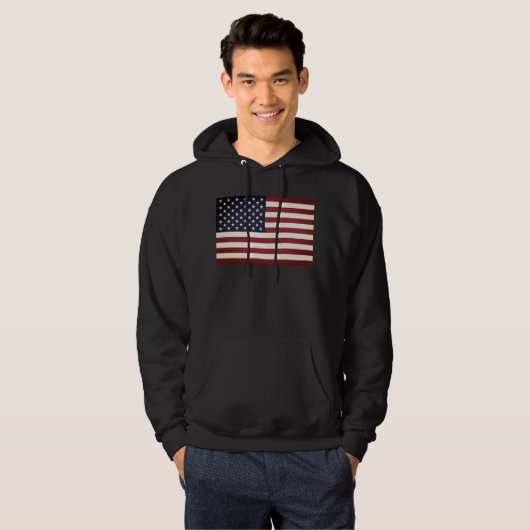 Amerikaanse vlag hoodie (Voorkant volledig)