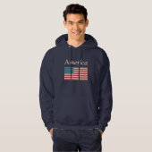Amerikaanse Vlag Hoodie (Voorkant volledig)