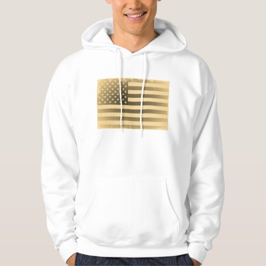Amerikaanse vlag Hoodie (Voorkant)