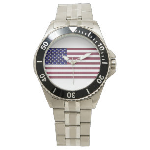 Amerikaanse vlag horloge