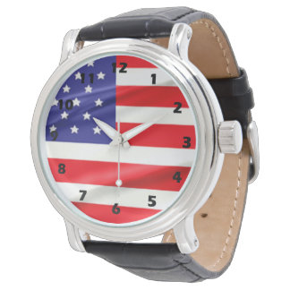 Amerikaanse vlag horloge