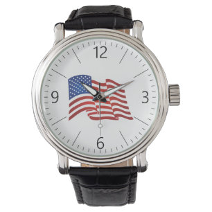 Amerikaanse vlag horloge