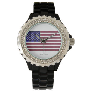 Amerikaanse vlag horloge