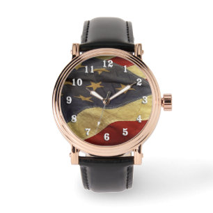 Amerikaanse vlag horloge