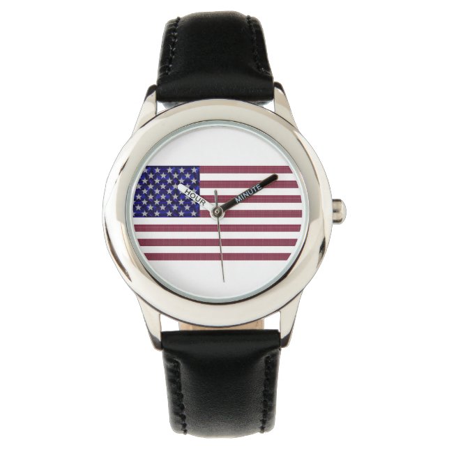 Amerikaanse vlag horloge (Voorkant)