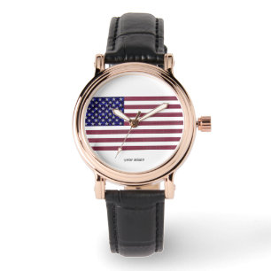 Amerikaanse vlag horloge