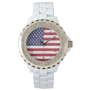 Amerikaanse vlag horloge