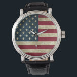 Amerikaanse vlag horloge<br><div class="desc">Stijl: Mannen zwarte lederen strop Bekijk de lederen horloge van de Mannen is een met grote gezichten tijdstuk dat nooit uit stijl zal verdwijnen. Met een driekwartbeweging en een echte lederen riem is de klassieke look van dit horloge geweldig voor zowel formele als leuke gelegenheden. Pas het gezicht aan met...</div>