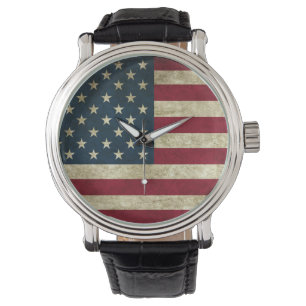 Amerikaanse vlag horloge