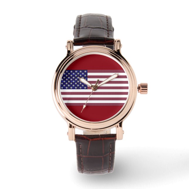 Amerikaanse vlag horloge (Voorkant)