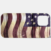 Amerikaanse vlag  hout Case-Mate iPhone case (Achterkant (horizontaal))