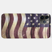 Amerikaanse vlag  hout Case-Mate iPhone case (Achterkant (horizontaal))