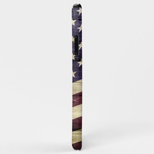Amerikaanse vlag  hout Case-Mate iPhone case (Achterkant/rechts)