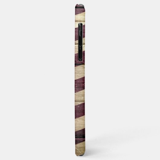 Amerikaanse vlag  hout Case-Mate iPhone case (Achterkant/links)