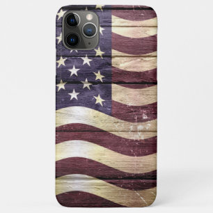 Amerikaanse vlag  hout Case-Mate iPhone case