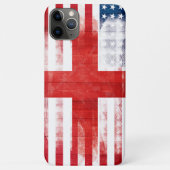 Amerikaanse vlag | Houtkorrels en schildpadden Case-Mate iPhone Case (Achterkant)