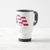 Amerikaanse Vlag Icoon Reisbeker (Voorkant rechts)