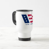 Amerikaanse Vlag Icoon Reisbeker (Voorkant links)