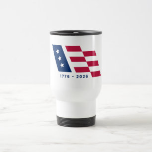 Amerikaanse Vlag Icoon Reisbeker