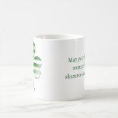 Amerikaanse vlag Ierse Shamrock Koffiemok (Center)