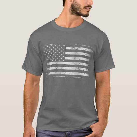 Amerikaanse vlag II T-Shirt (Voorkant)