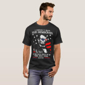  Amerikaanse vlag ik heb de Democraten niet grappi T-shirt (Voorkant volledig)