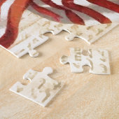  Amerikaanse vlag Illustratie Legpuzzel (Zijkant)