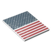 Amerikaanse vlag in distressed look notitieblok (Schuin)