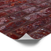 Amerikaanse vlag in het raam poster (Hoek)