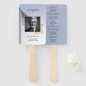 Amerikaanse vlag in liefdevolle herinnering Orde v Handwaaier (Voorkant en achterkant)