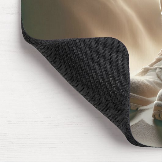 Amerikaanse vlag in militaire schoenen muismat (Hoek)