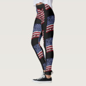 Amerikaanse vlag in nood leggings (Links)