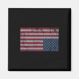 Amerikaanse vlag in nood omgekeerd Verenigde State Magneet