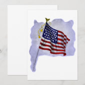  Amerikaanse vlag in patriottische kleuren (Voorkant / Achterkant)