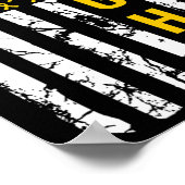 Amerikaanse vlag In september Draag we gouden kind Poster (Hoek)