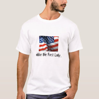 Amerikaanse vlag, in tegenstelling tot de First La T-shirt