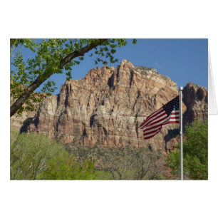 Amerikaanse vlag in Zion National Park I