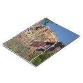 Amerikaanse vlag in Zion National Park I Notitieboek (Linkerzijde)