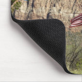 Amerikaanse vlag in Zion National Park II Muismat (Hoek)