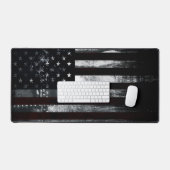 Amerikaanse vlag industrieel patriottisch bureaumat (Keyboard & Muis)