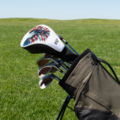 *~* Amerikaanse vlag .. Initialen USA Bald Eagle A Golfheadcover (Insitu)