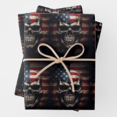 Amerikaanse vlag inpakpapier vel (In situ)